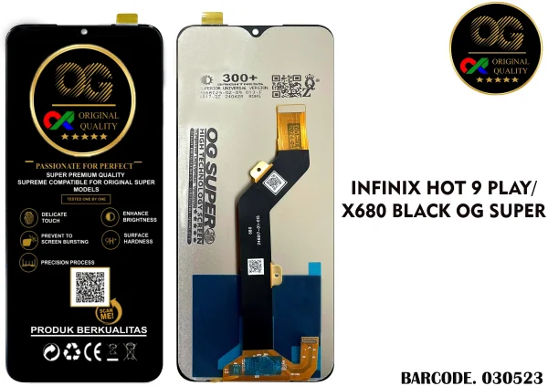 LCD Infinix Hot 9 Play X680 / Smart 4+ OG Super