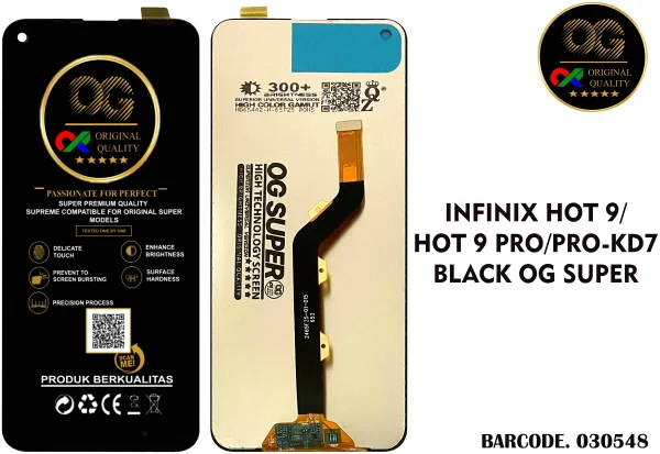 LCD Infinix Hot 9 / 9 Pro / Spark 5 / 5 Pro / X655 Note 7 Lite X656 OG Super
