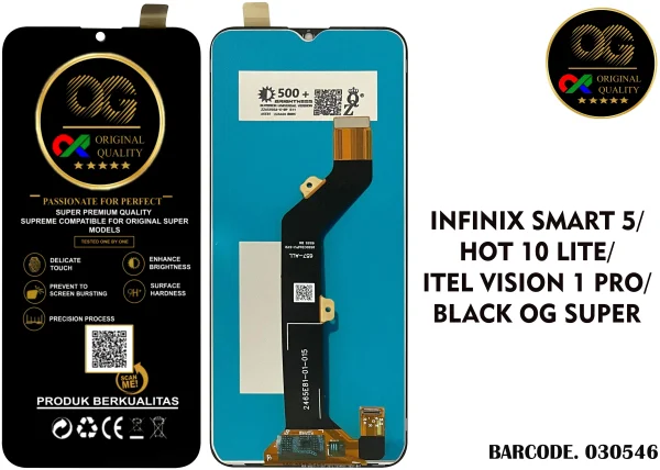 LCD Infinix Smart 5 X657 Hot 10 Lite Vision Pro Spark 6 Go OG Super