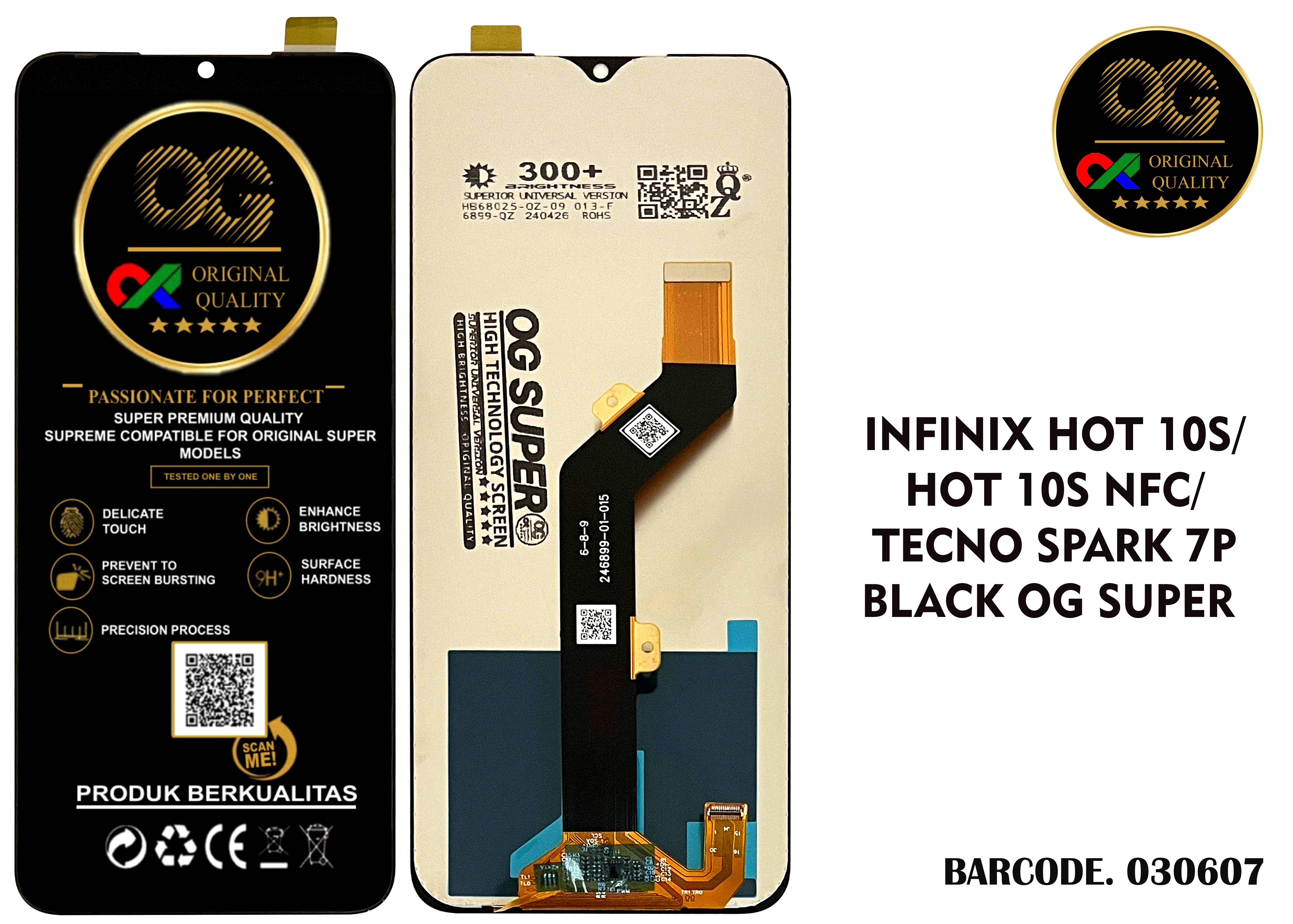 LCD Infinix Hot 10S X689 10T Smart 6+ Vision 3+ Spark 7P OG Super