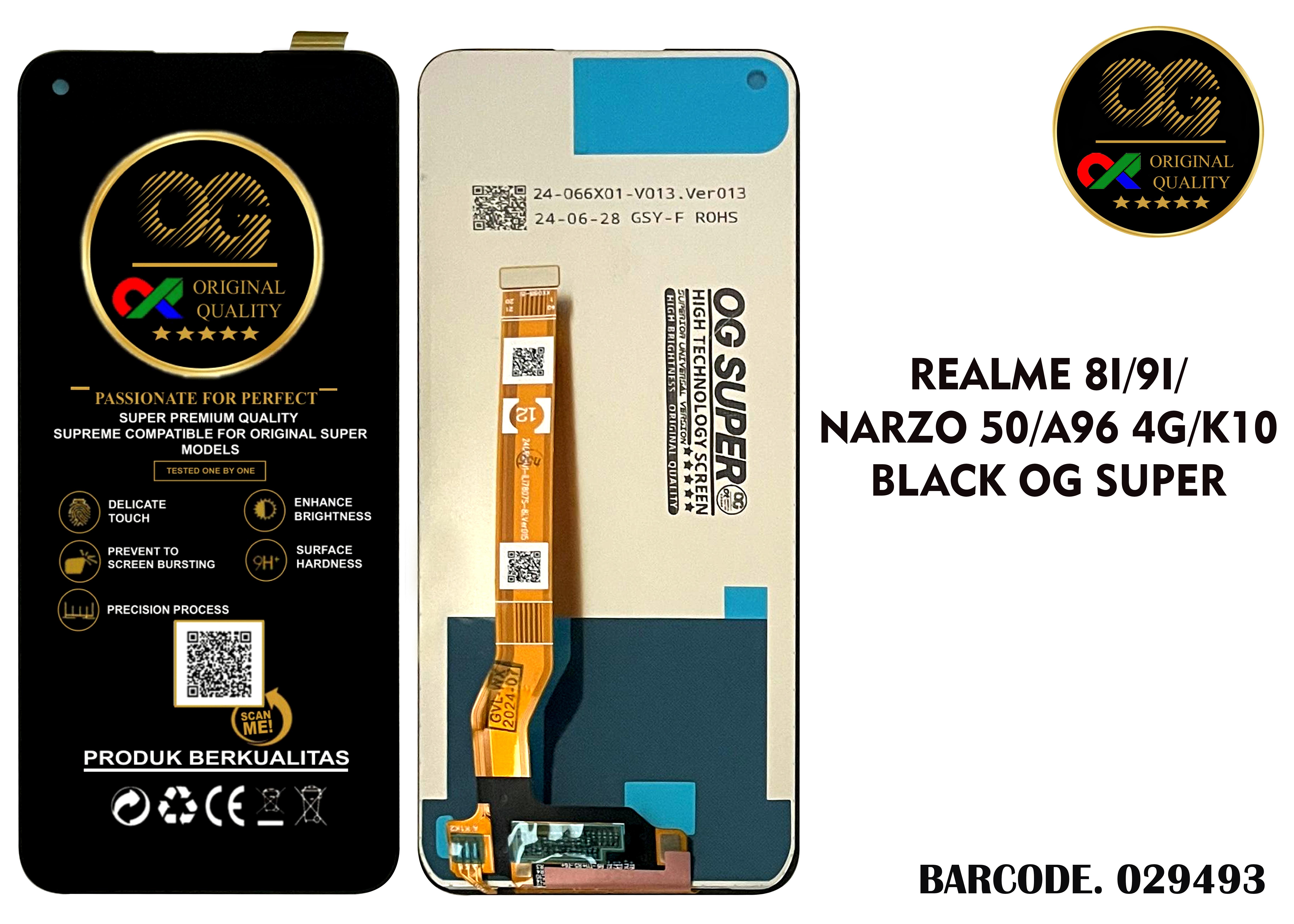 LCD Oppo A96 4G / Realme 8I / Realme 9I / K10X / Narzo 50 OG Super