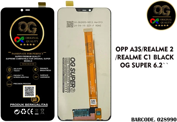 LCD Oppo A3S / Oppo A5 / Realme 2 / Realme C1 OG Super