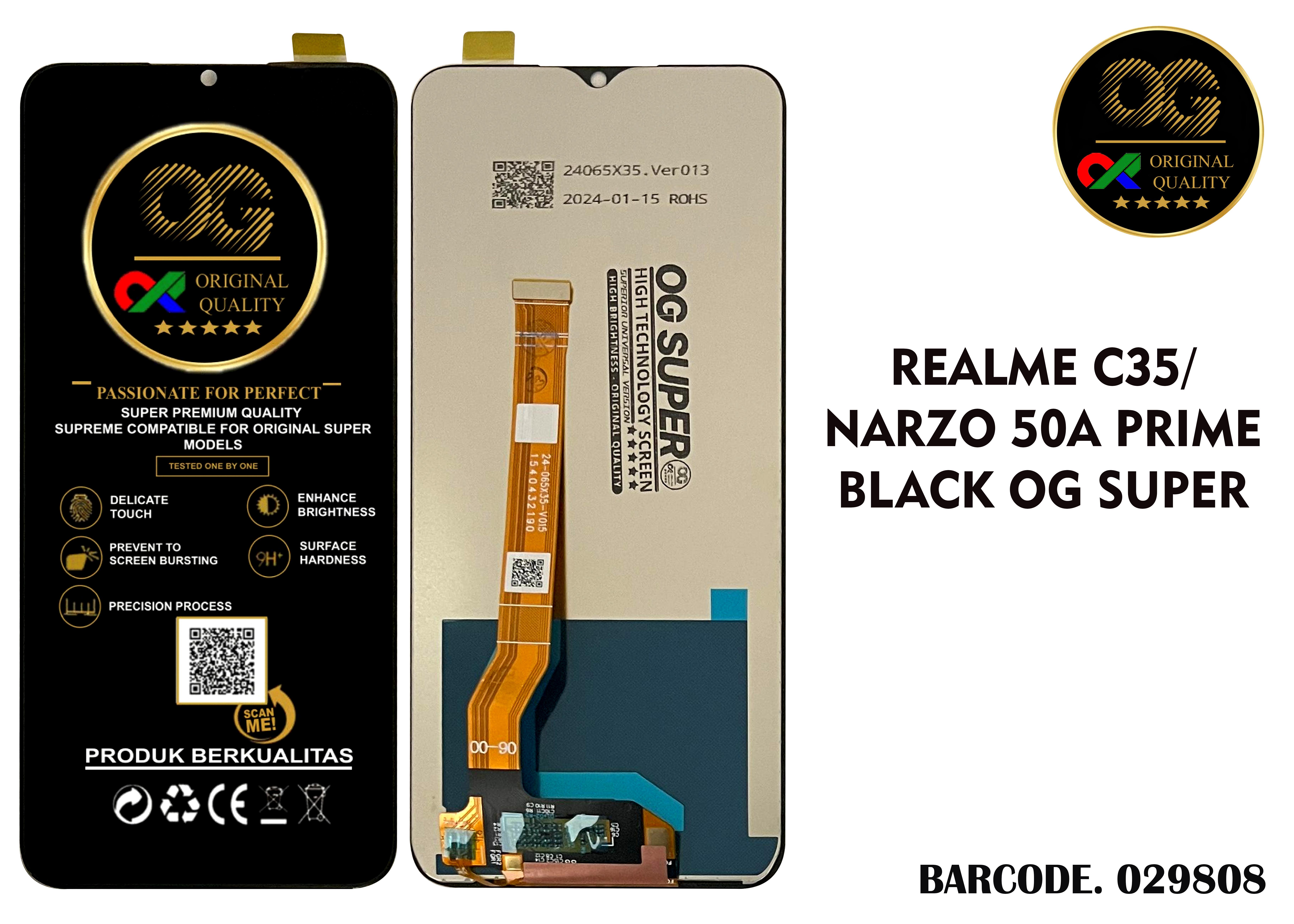 LCD Realme C35 / Narzo 50A Prime OG Super