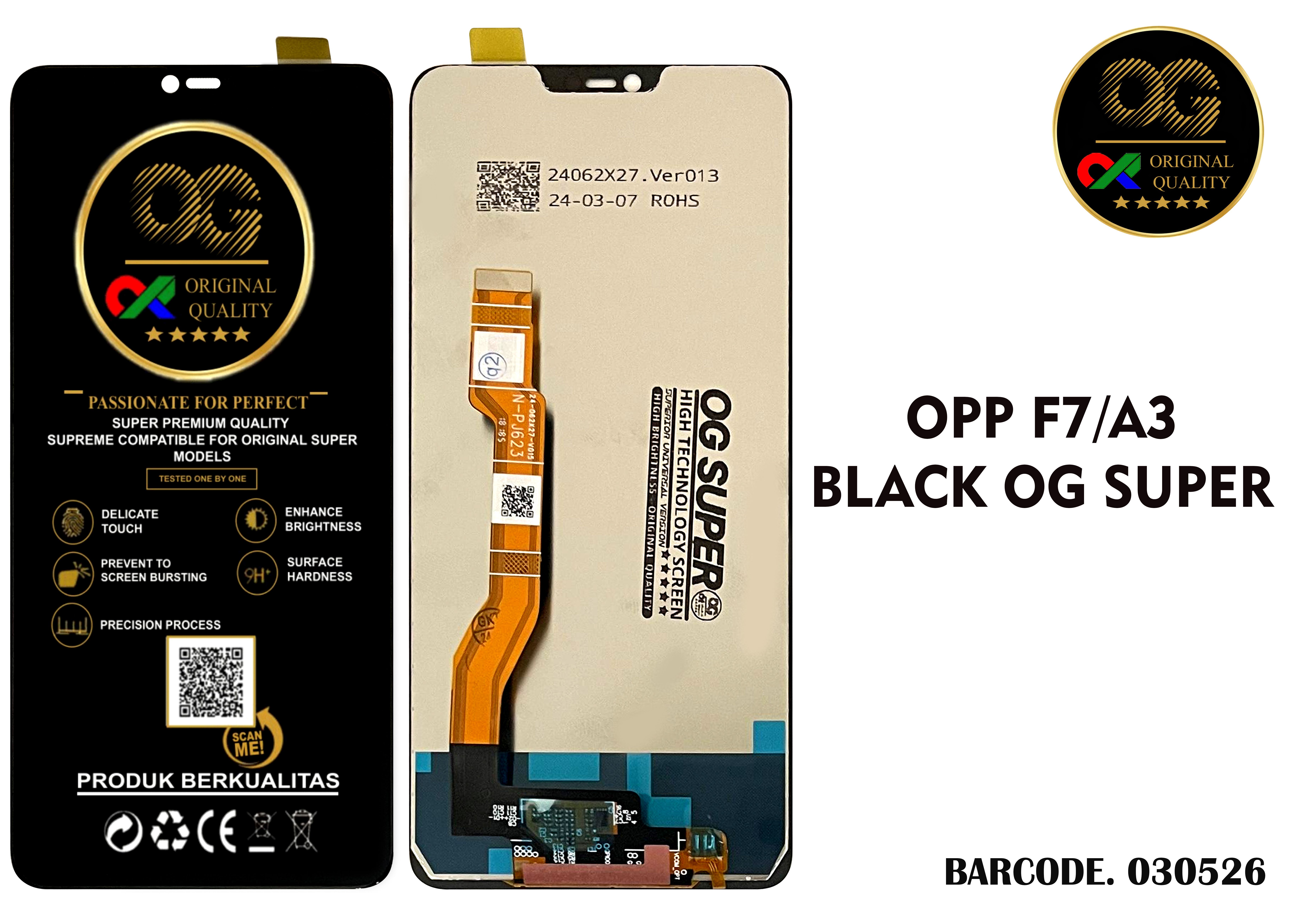 LCD Oppo F7 / F7 Pro / F7 Plus A3 OG Super