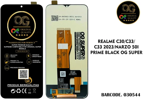 LCD Realme C30 C30S C33 Narzo 50I Prime OG Super