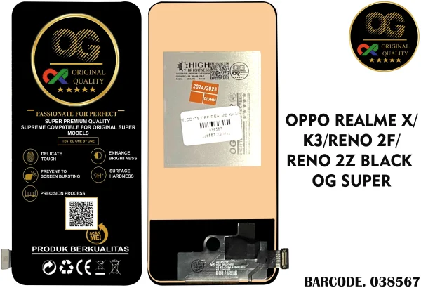 LCD Reno 2F / Reno 2Z Realme X Oppo K3 OG Super