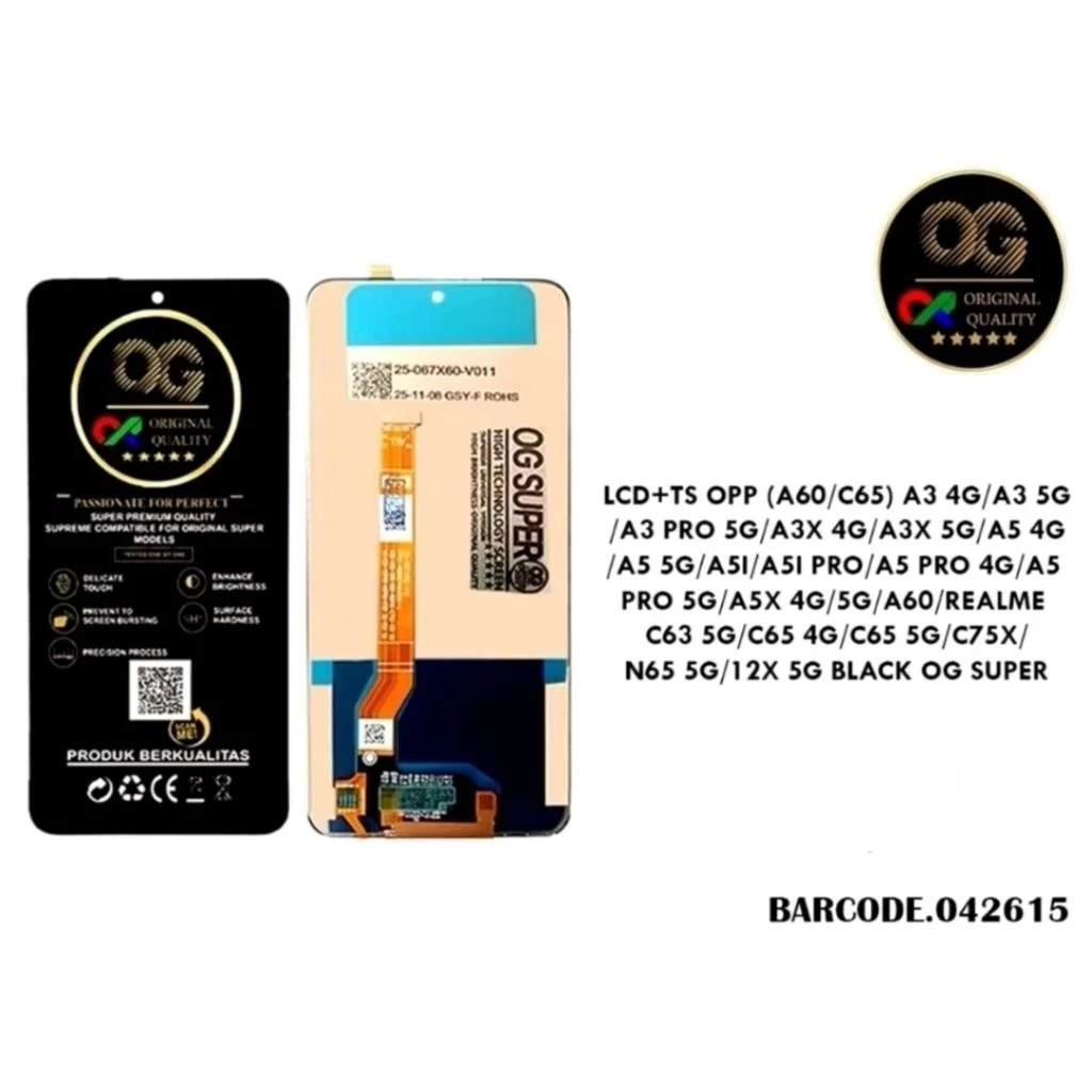 LCD Oppo Realme V50 / V60 / V60 Pro / V60S / Narzo 6X 5G / N55 / N65 5G OG Super