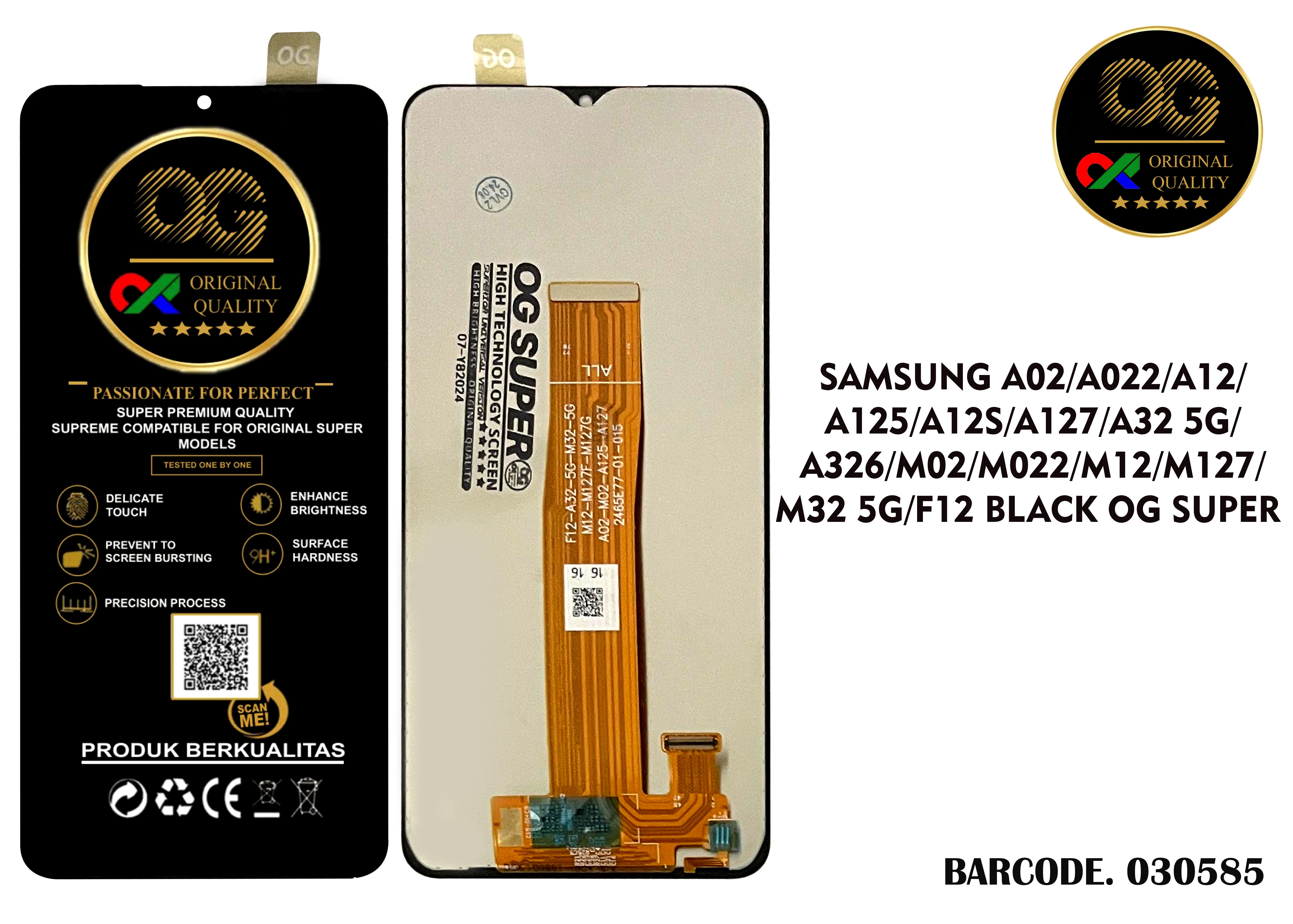 LCD Samsung A02 / Samsung A12 / Samsung M02 / Samsung M12 / A32 5G / M32 5G OG Super