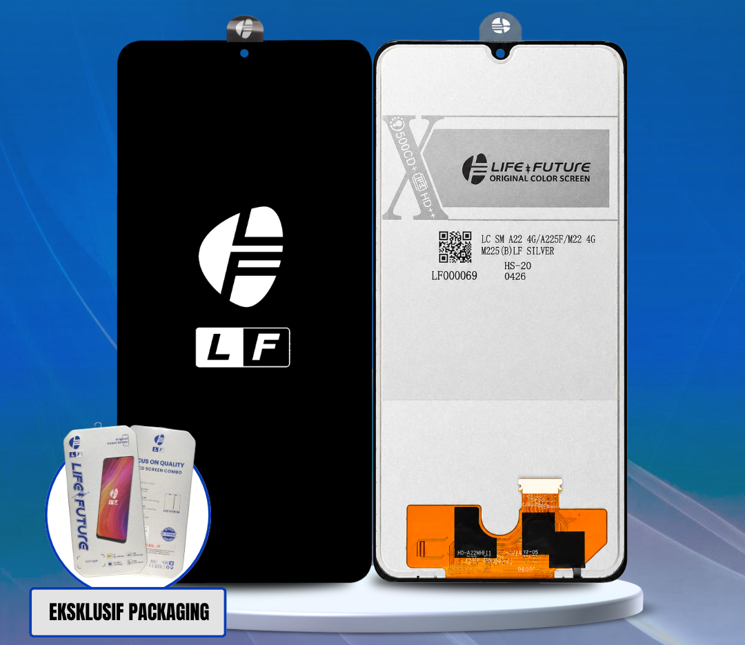 LCD Samsung A22 4G / A225F / M22 4G / M225 LF Silver