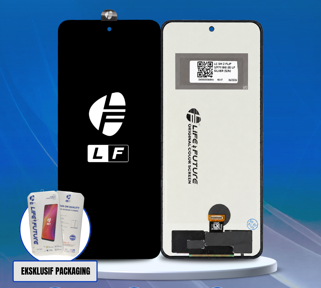 LCD Samsung Z Flip 3 / F711 Big LF Silver