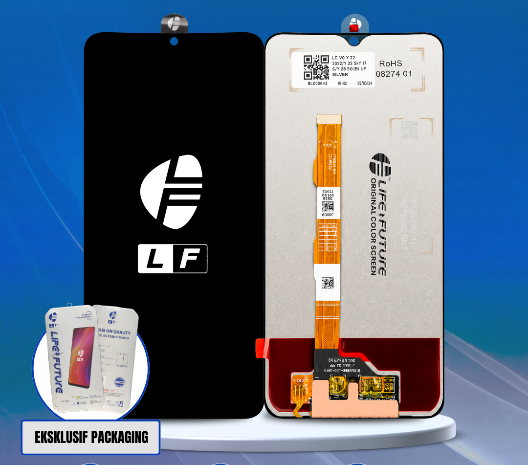 LCD Vivo Y22 / Y22S 2022 / Y16 2022 / Y17S / Y28 5G LF Silver