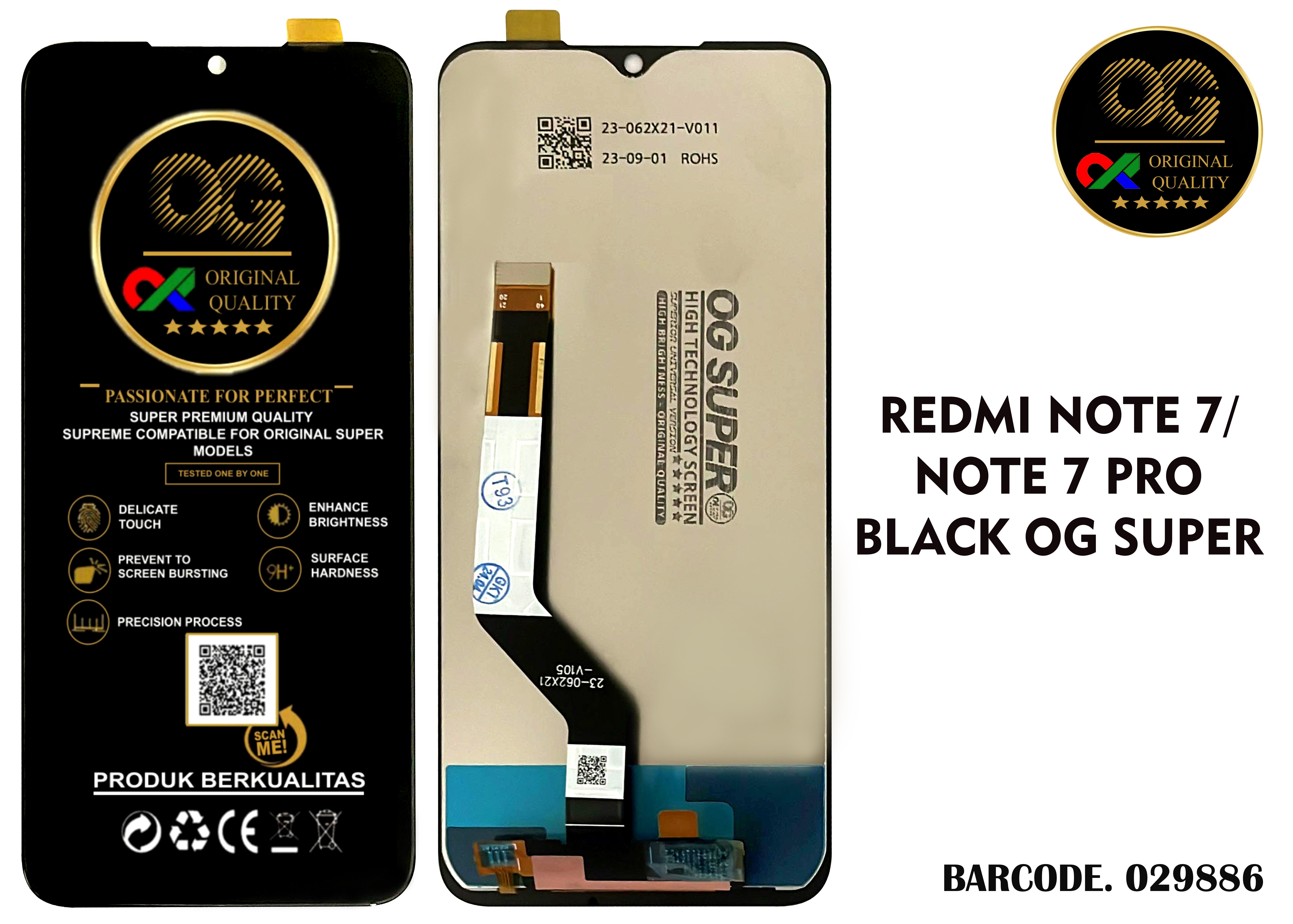 LCD Xiaomi Redmi Note 7 Note 7 Pro OG Super